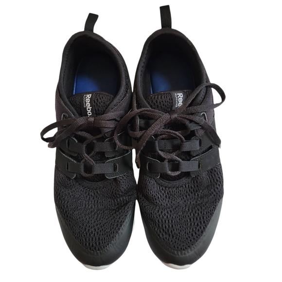 Reebok Women's Sublite Authentic 2.0 Running Shoes Black and White Size 8.5 EUC - Picture 3 of 10